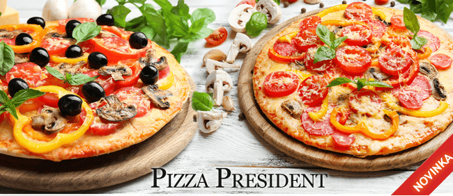 PIZZA dle výběru ve dvou různých velikostech