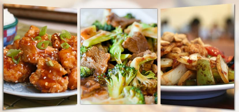 Asijské menu o třech chodech v restauraci Taboo