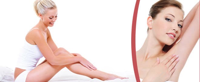 5× laserová epilace podpaží, lýtek, třísel