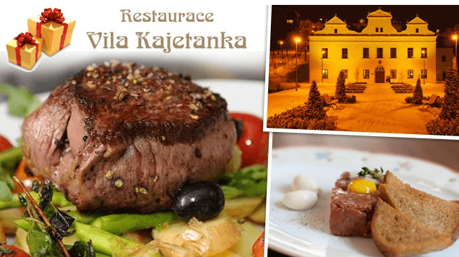 Gurmánský zážitek v zámecké restauraci pro dva 