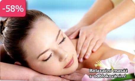 RELAXAČNÍ MASÁŽ zad a šíje s odblokováním
