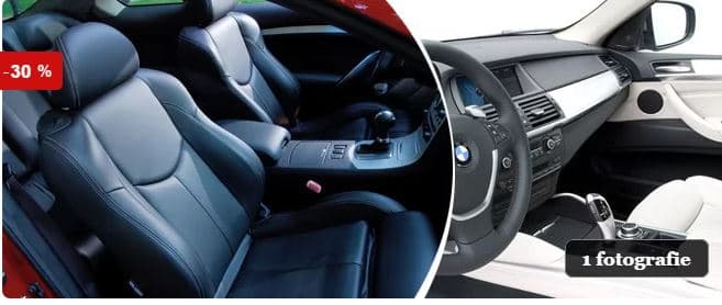 Parní čištění interiéru automobilu (Terezín)