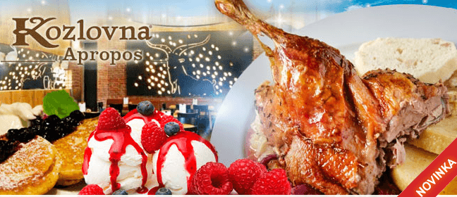 3chodové menu v Kozlovně