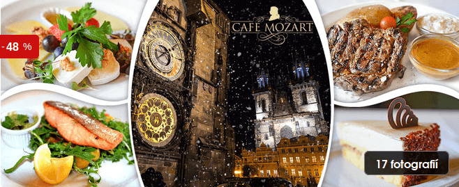 Parádní 3chodové menu pro dva v Café Mozart