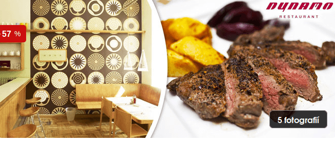 2× jihoamerický steak, salát i dezert