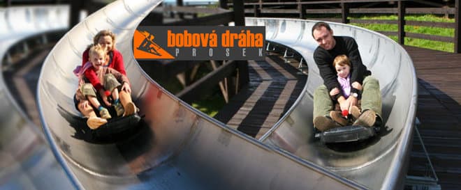 6 jízd na bobové dráze Prosek