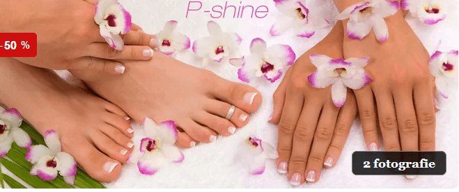 P-Shine manikúra nebo suchá či mokrá pedikúra