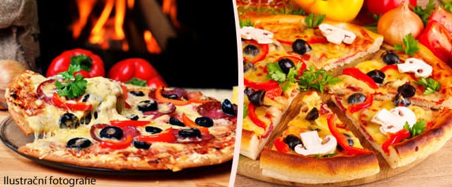 2 pizzy dle vlastního výběru