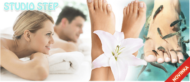 Relax pro 2 - masáž, pedikúra, rybičky Garra Rufa