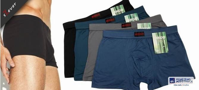 Pánské boxerky z bambusového vlákna 4 ks
