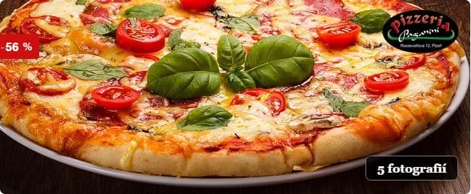 2 italské pizzy v originální pizzerii