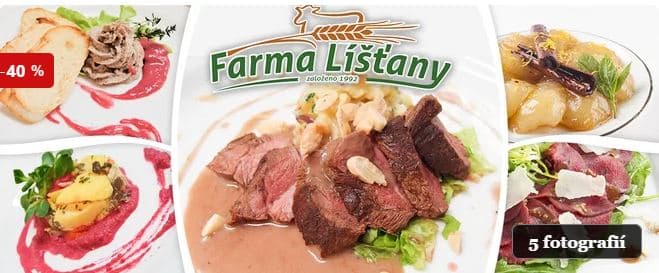 5chodové zvěřinové menu pro dva (Líšťany)