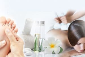 Detoxikační masáž na zahřátí celého těla