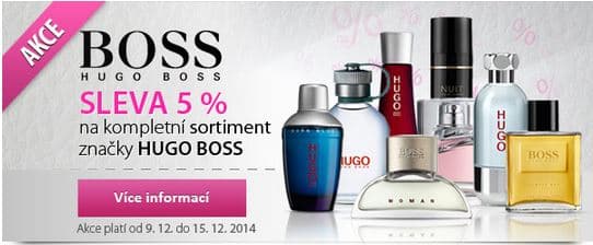 Elnino.cz - sleva 5% na Hugo Boss