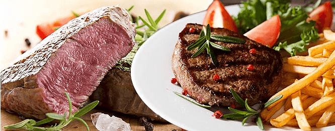 200g hovězí steak ze svíčkové
