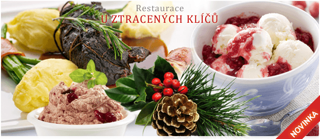 Vánoční tříchodové menu pro 2