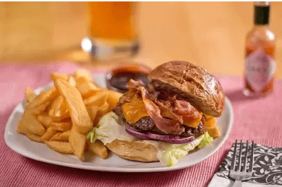 Obědové memu s burgery