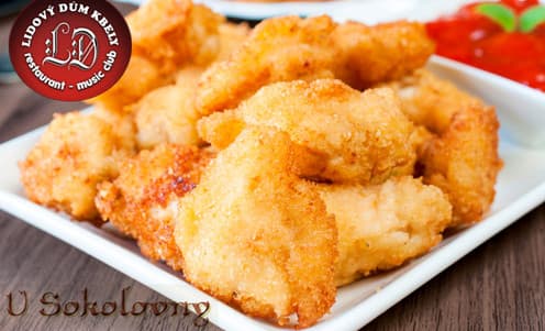 1 kg smažených vepřových a kuřecích řízků