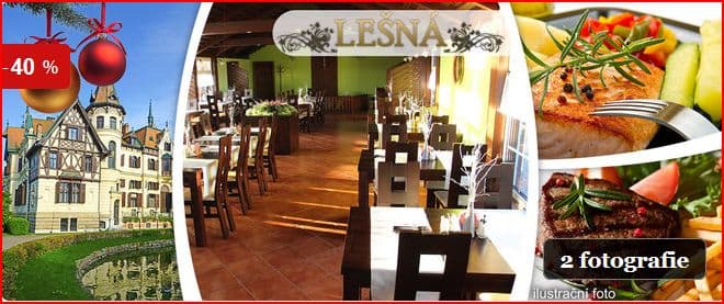 Dárkový voucher na konzumaci v Restauraci Lešná 