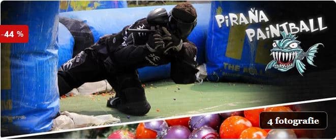 Adrenalinová střílečka v Piraňa Paintball