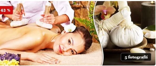 Terapeutická thajská masáž bylinnými měšci