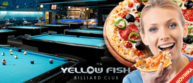 2 PIZZY + 2 hodiny BILLIARDU na profi stolech