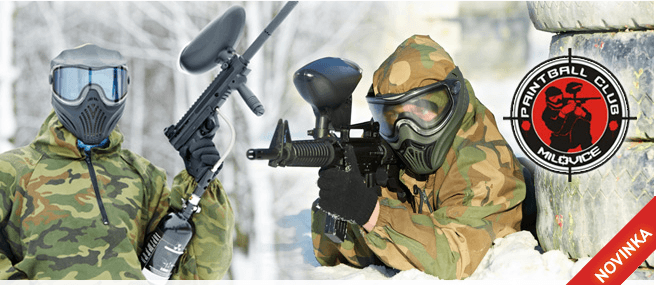 4 hodiny paintballu v bývalém vojenském areálu