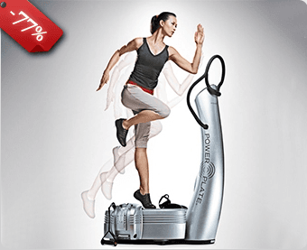 10x cvičení na POWER PLATE + 10x rotoped