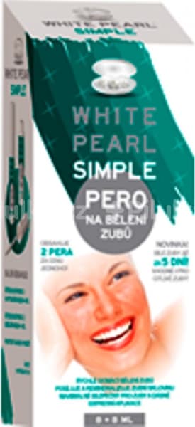 Bělící pero na zuby White pearl
