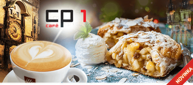 2x jablečný závin + 2x cappuccino