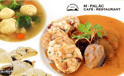 České 4chodové menu pro 2 ve vyhlídkové restauraci