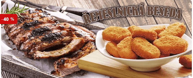 Masová hostina v restauraci Řemeslnická beseda