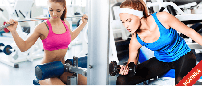 15 vstupů do dámského fitness studia