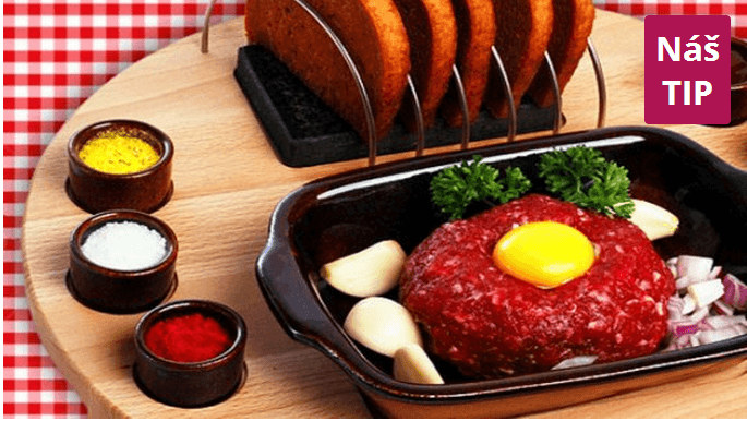200g tataráku a 8 půlek topinek(Uherské Hradiště)