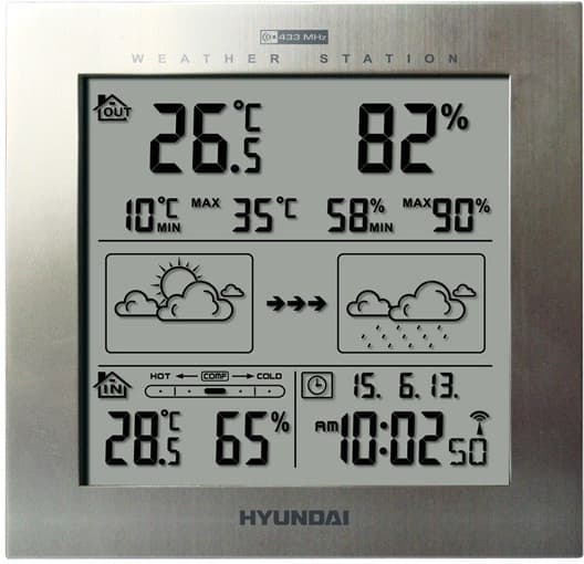 Meteorologická stanice Hyundai - sleva 100 Kč