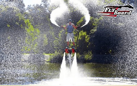 Létání na Flyboardu - Staré Ždánice
