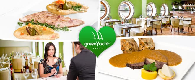 Romantická večeře na lodi GreenYacht pro dva