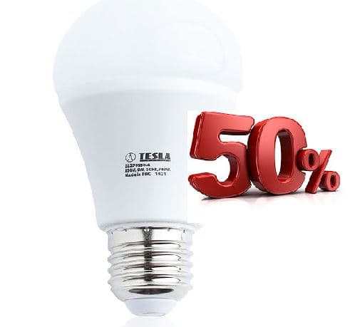 LED žárovky Tesla Lighting - sleva 50 %