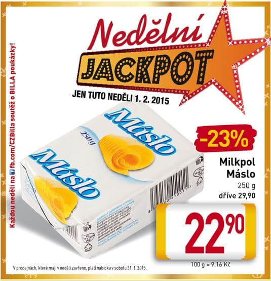 Máslo Milkpol 250 g