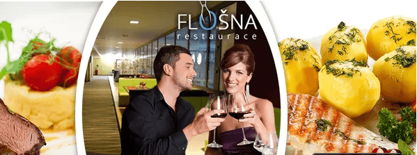 Valentýnské menu pro dva v restauraci Flošna