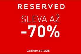 Reserved - extra -50% při koupi 4 ks z výprodeje