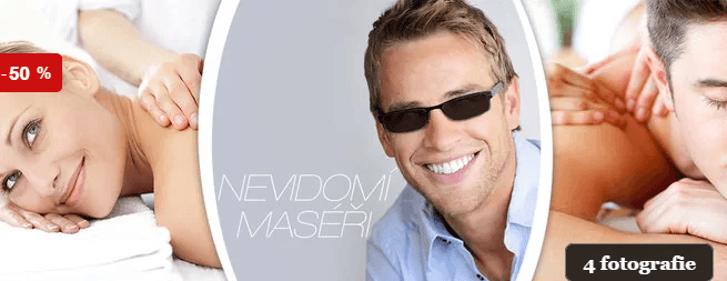 45–60minutová masáž od nevidomých masérů