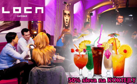 39 Kč za kupón na 50% slevu na až 3 KOKTEJLY