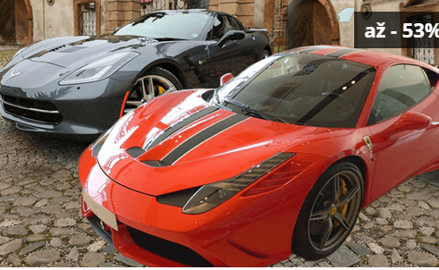 Zážitková jízda ve Ferrari, Lamborghini - Hostinné