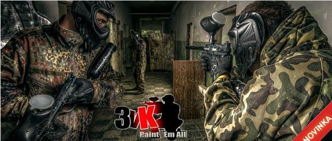 CELODENNÍ PAINTBALL na unikátním hřišti