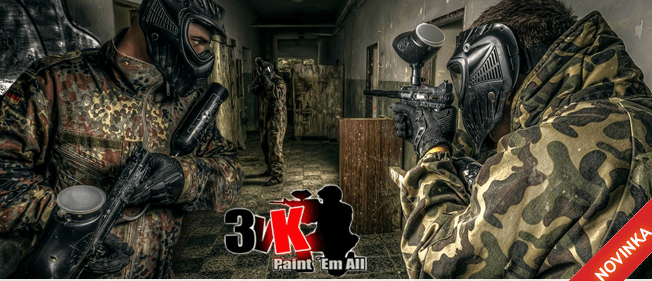 CELODENNÍ PAINTBALL na unikátním hřišti - Kladno