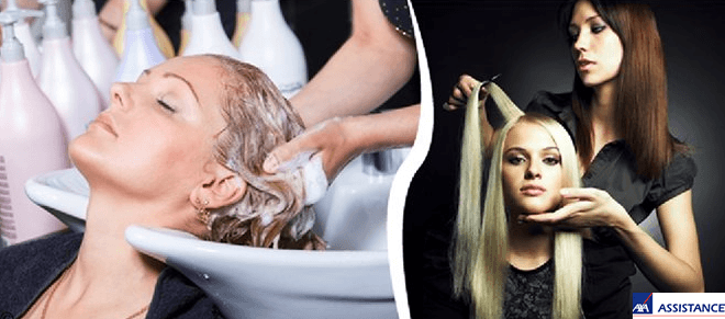 Barva nebo melír, mytí, střih, foukaná a styling