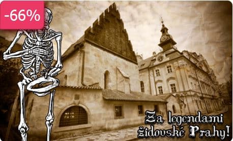 Za 39Kč na 66% slevu na procházku ŽIDOVSKOU PRAHOU