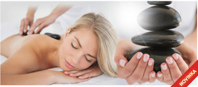 Odpočiňte si při 60min. relaxační masáži LÁVOVÝMI