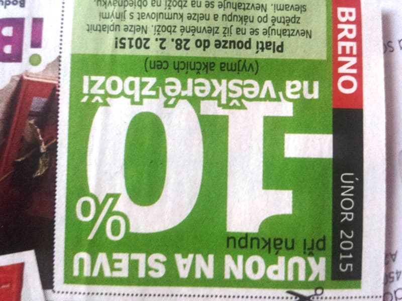Sleva 10% na vše v Breno koberce